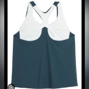 athleta 2 in 1 ultimate support bra tank top sports bra size medium